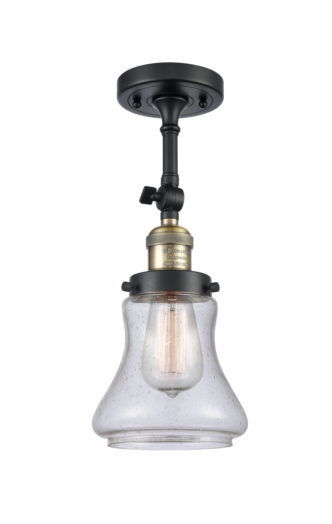 Franklin Semi-Flush Mount Brushed Nickel