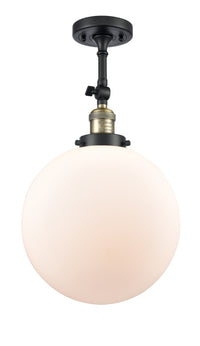 Franklin Semi-Flush Mount Brushed Satin Nickel