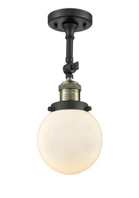 Franklin Semi-Flush Mount Brushed Satin Nickel