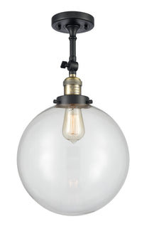 Franklin Semi-Flush Mount Brushed Satin Nickel