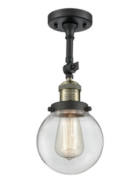 Franklin Semi-Flush Mount Brushed Satin Nickel