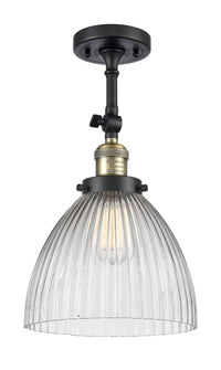 Franklin Semi-Flush Mount Brushed Nickel