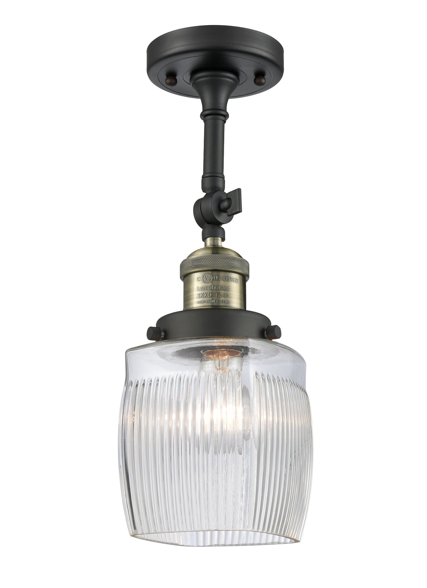 Franklin Semi-Flush Mount Brushed Satin Nickel
