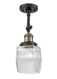 Franklin Semi-Flush Mount Brushed Satin Nickel