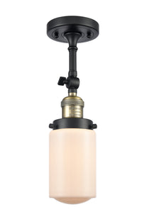 Franklin Semi-Flush Mount Brushed Satin Nickel