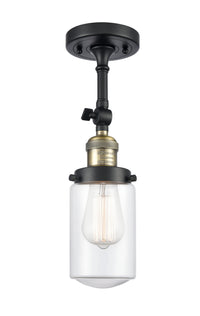 Franklin Semi-Flush Mount Brushed Satin Nickel