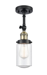 Franklin Semi-Flush Mount Brushed Satin Nickel