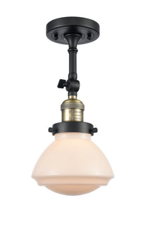 Franklin Semi-Flush Mount Brushed Satin Nickel