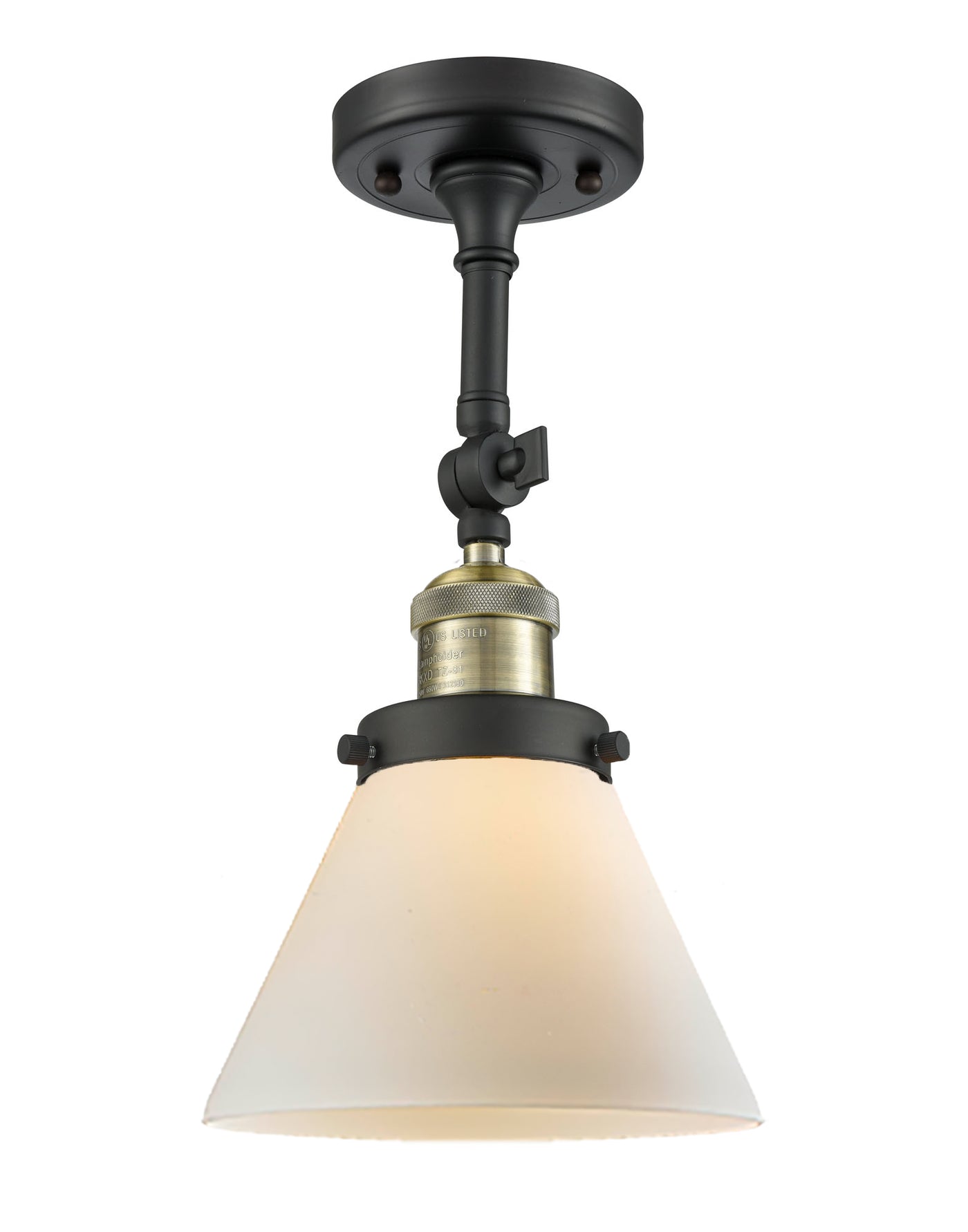 Franklin Semi-Flush Mount Brushed Satin Nickel