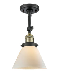 Franklin Semi-Flush Mount Brushed Satin Nickel