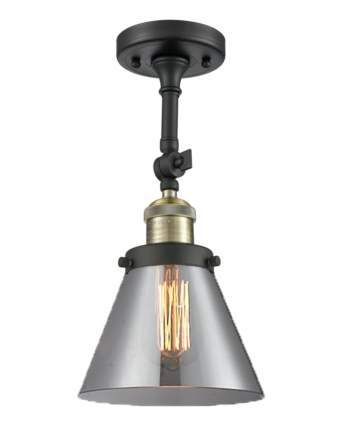 Franklin Semi-Flush Mount Brushed Nickel