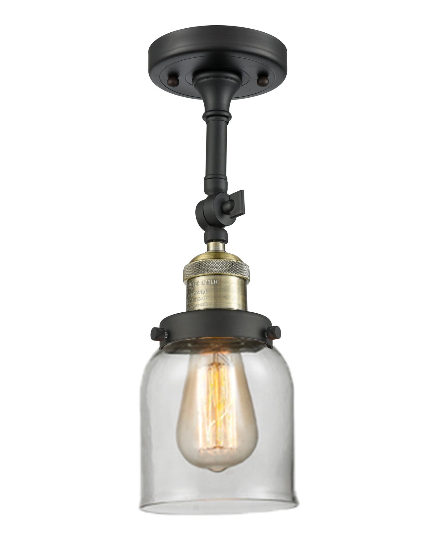 Franklin Semi-Flush Mount Satin Nickel