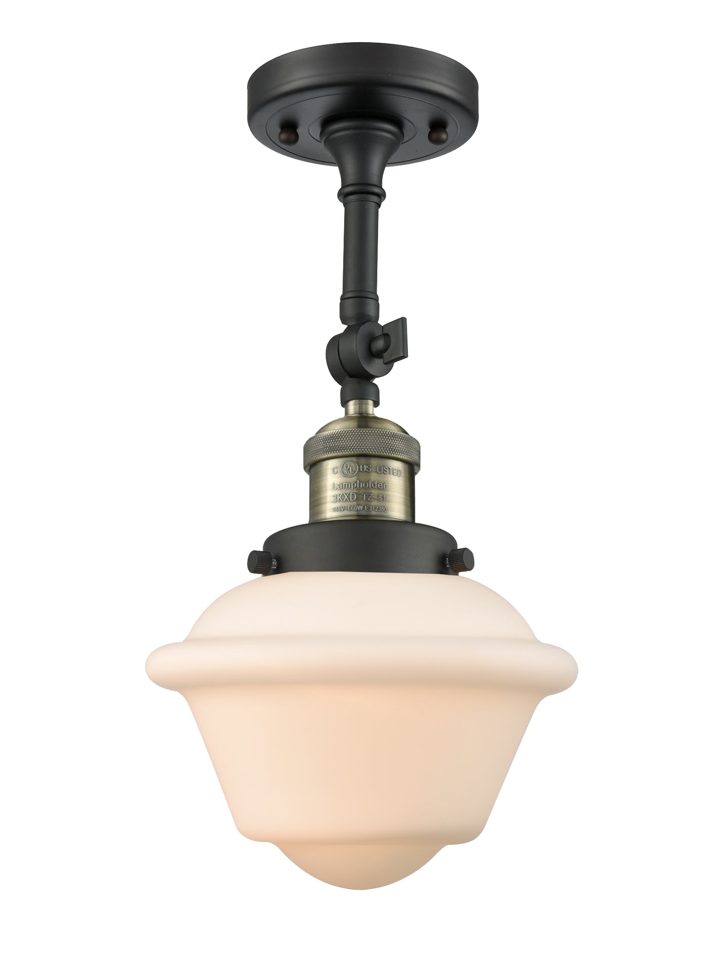 Franklin Semi-Flush Mount Brushed Nickel