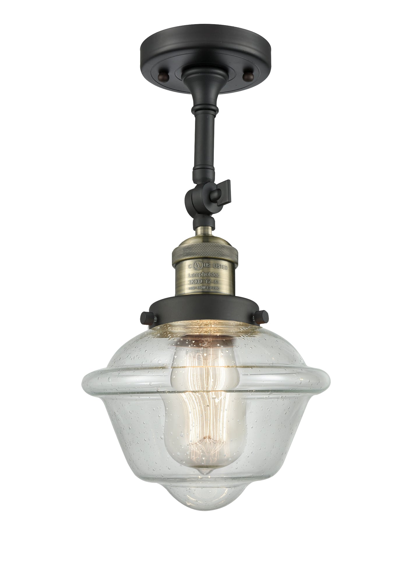 Franklin Semi-Flush Mount Brushed Nickel