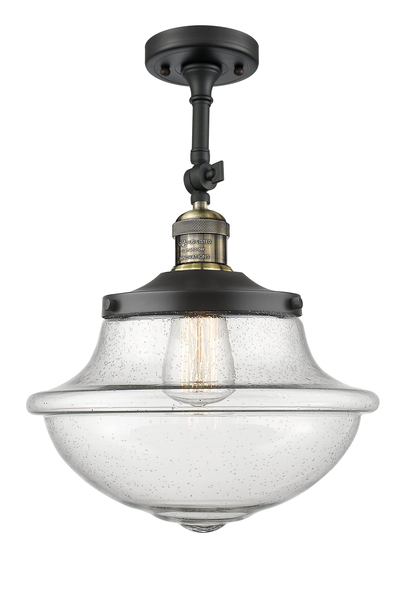 Franklin Semi-Flush Mount Satin Nickel
