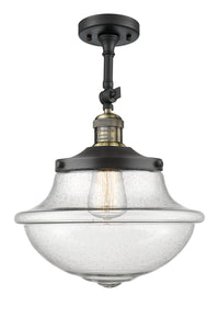 Franklin Semi-Flush Mount Satin Nickel
