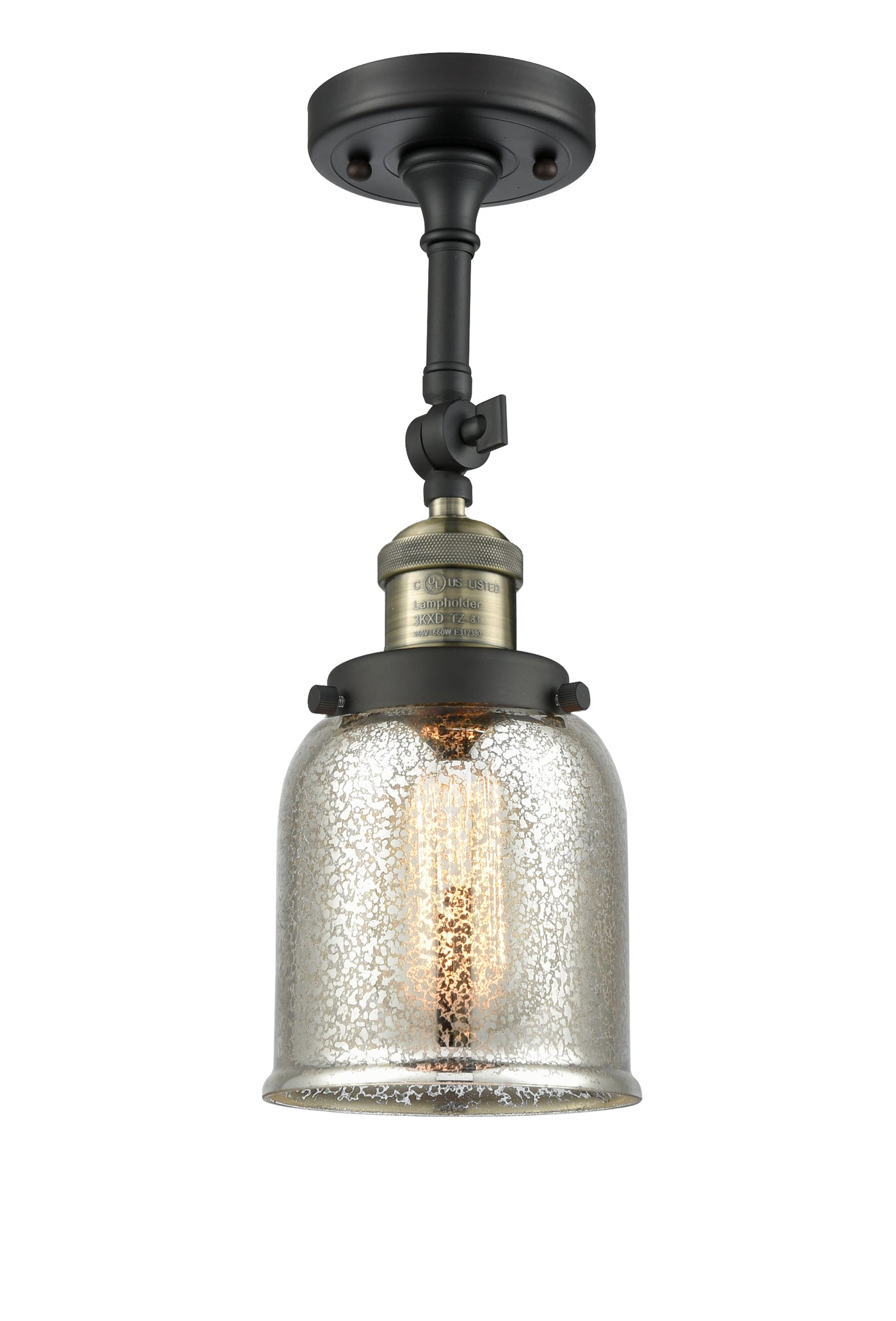 Franklin Semi-Flush Mount Brushed Satin Nickel