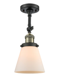 Franklin Semi-Flush Mount Seedy Glass Satin