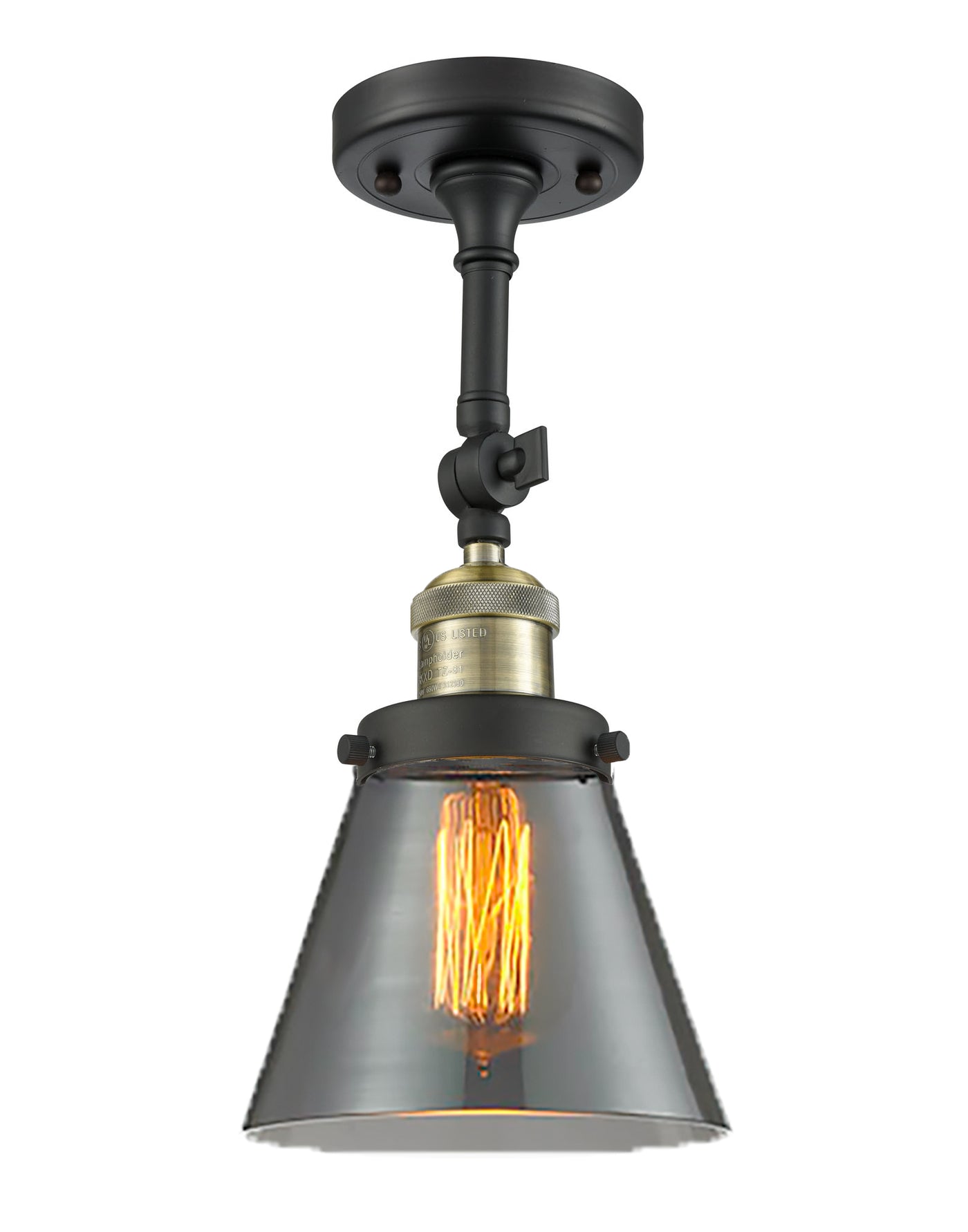 Franklin Semi-Flush Mount Brushed Nickel