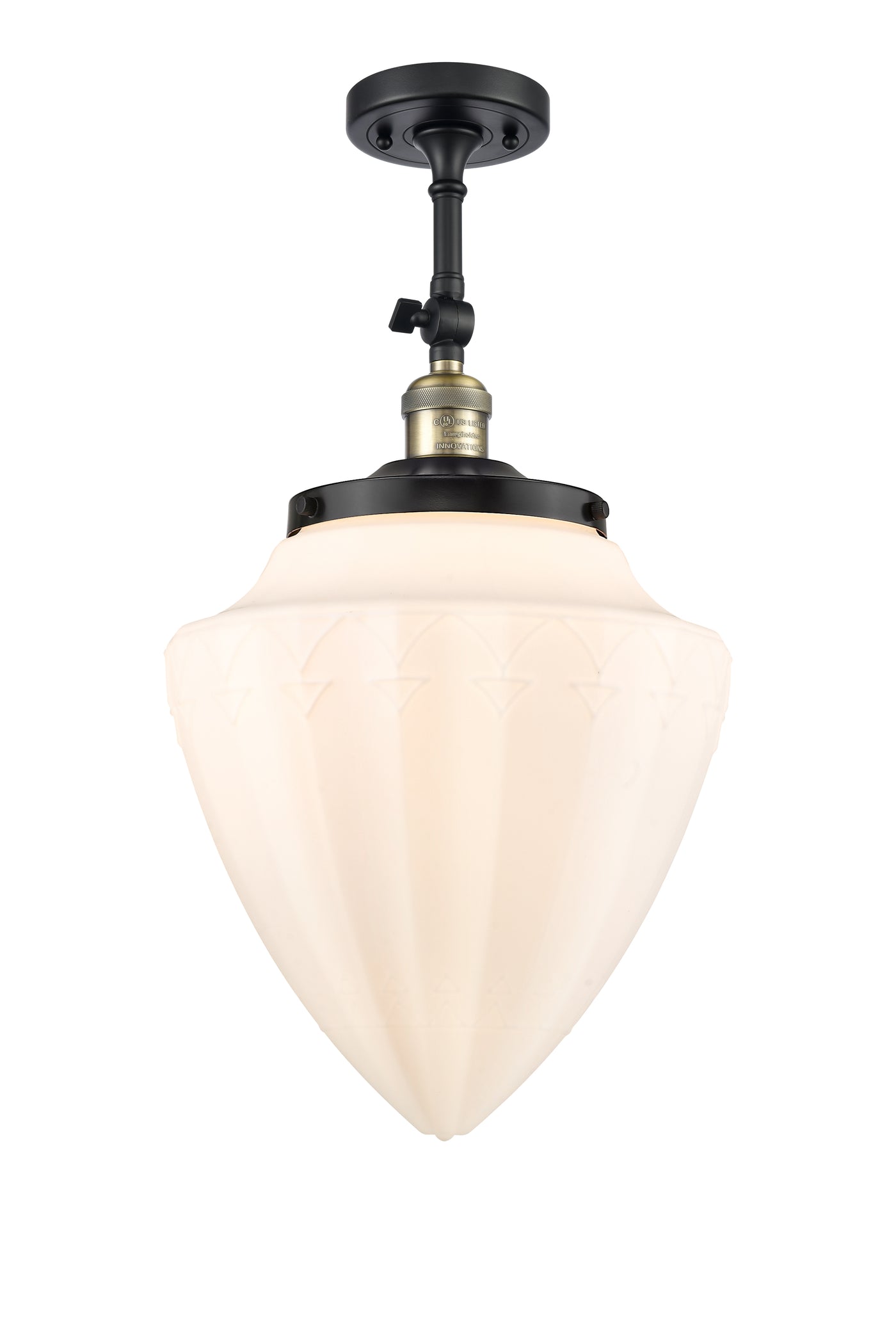 Franklin Semi-Flush Mount Brushed Nickel