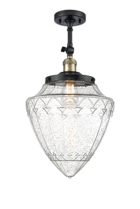 Franklin Semi-Flush Mount Brushed Nickel