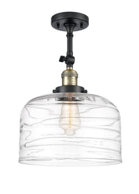 Franklin Semi-Flush Mount Brushed Nickel