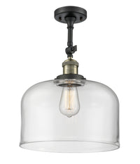 Franklin Semi-Flush Mount Brushed Nickel