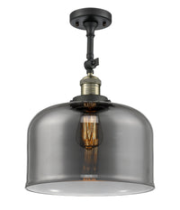 Franklin Semi-Flush Mount Brushed Nickel