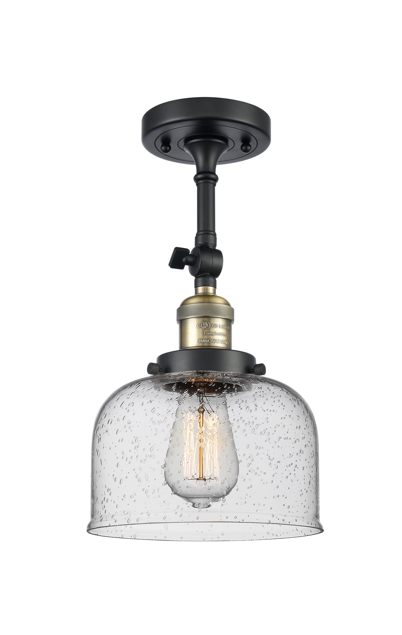 Franklin Semi-Flush Mount Brushed Satin Nickel