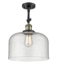 Franklin Semi-Flush Mount Brushed Nickel