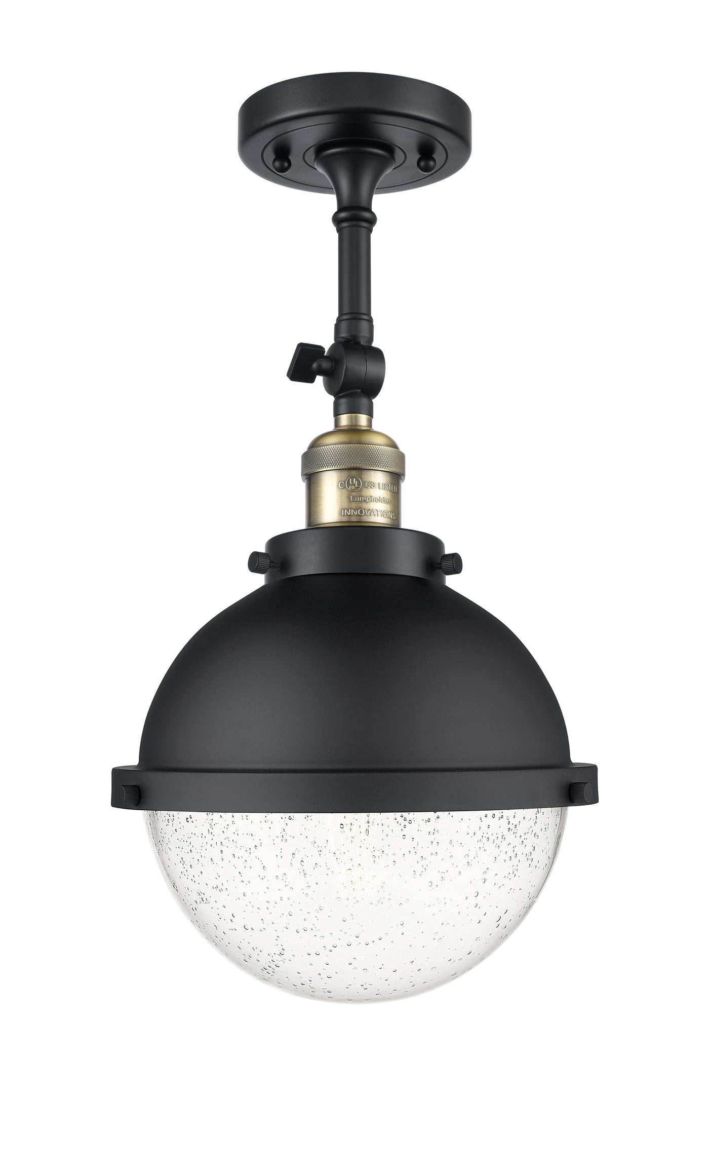 Franklin Semi-Flush Mount Brushed Satin Nickel
