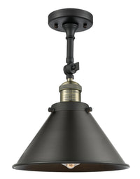 Franklin Semi-Flush Mount Brushed Satin Nickel