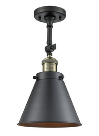 Franklin Semi-Flush Mount Brass Nickel