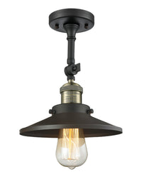 Franklin Semi-Flush Mount Brushed Satin Nickel