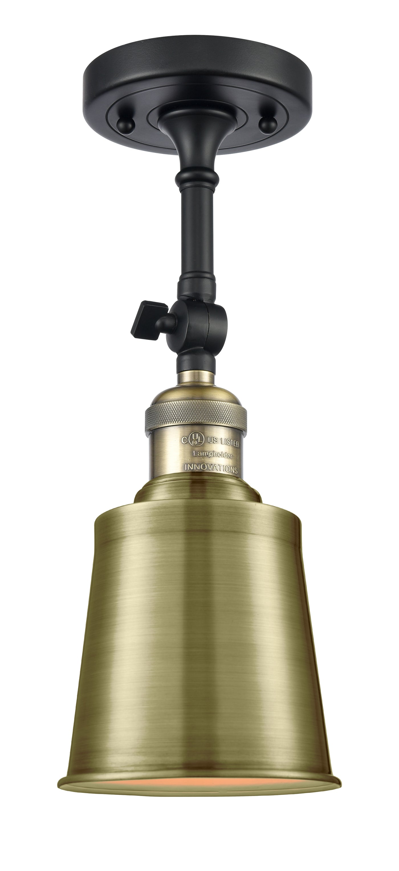 Franklin Semi-Flush Mount Brushed Nickel