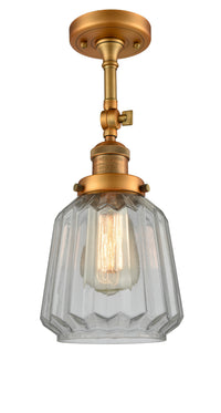 Franklin Restoration Semi-Flush Mount Brass