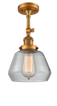 Franklin Semi-Flush Mount Brushed Nickel Steel