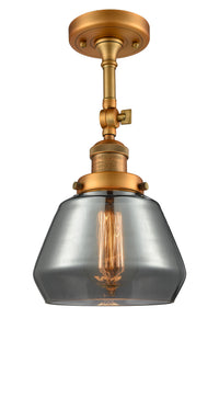 Franklin Semi-Flush Mount Brushed Satin Nickel
