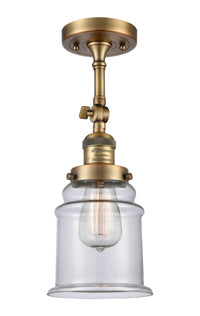 Franklin Semi-Flush Mount Brushed Nickel