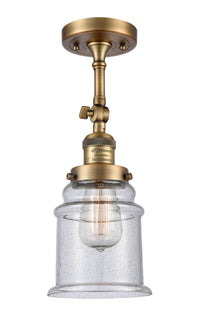 Franklin Semi-Flush Mount Brushed Nickel