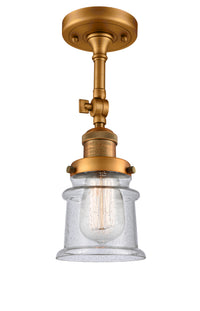 Franklin Semi-Flush Mount Brushed Satin Nickel