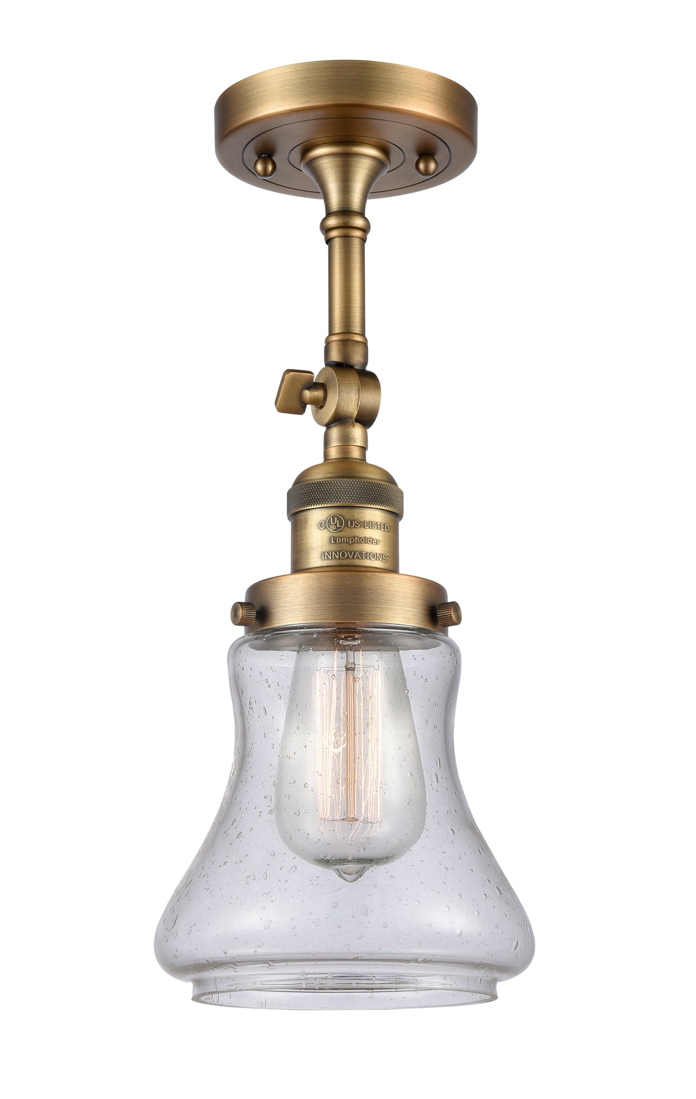 Franklin Semi-Flush Mount Brushed Nickel