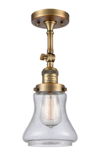 Franklin Semi-Flush Mount Brushed Nickel