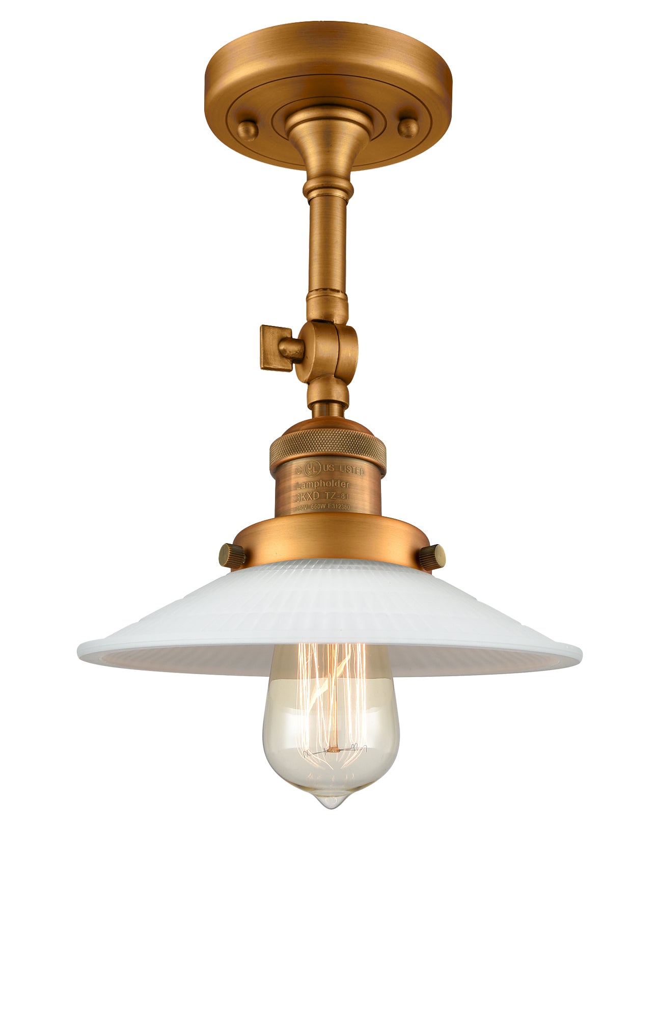 Franklin Restoration Semi-Flush Mount Brushed Nickel