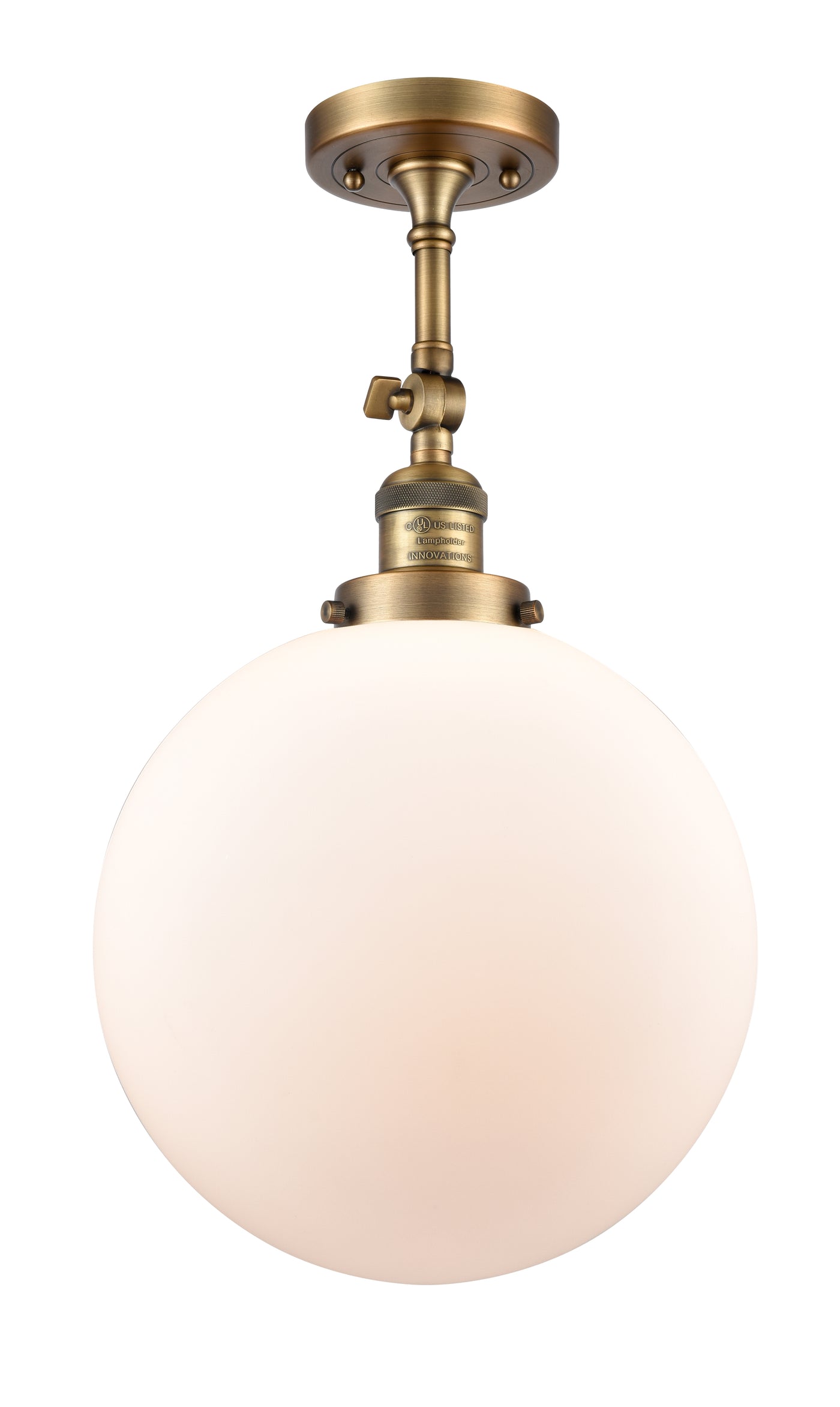 Franklin Semi-Flush Mount Brushed Satin Nickel