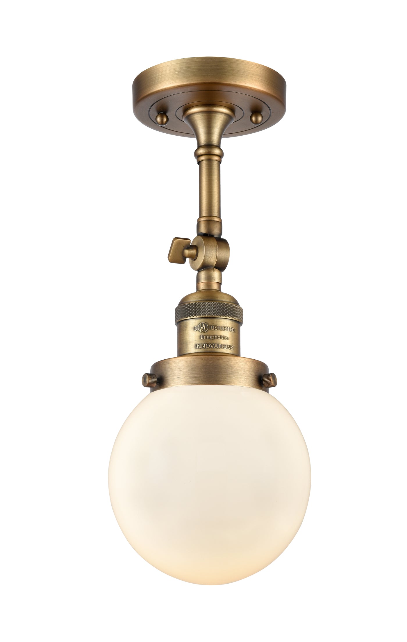 Franklin Semi-Flush Mount Brushed Satin Nickel