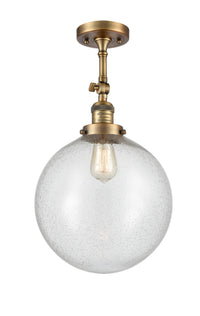 Franklin Semi-Flush Mount Brushed Satin Nickel