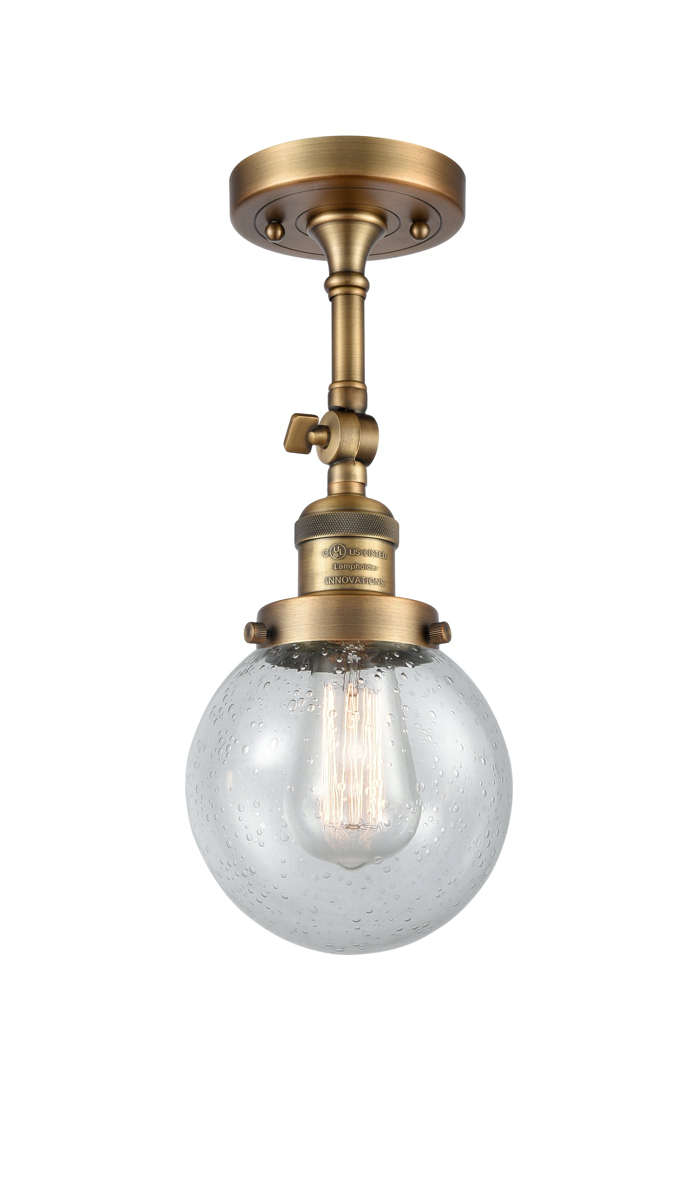 Franklin Semi-Flush Mount Brushed Satin Nickel