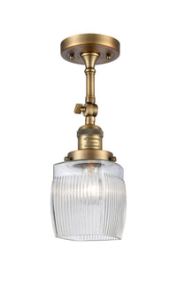 Franklin Semi-Flush Mount Brushed Satin Nickel