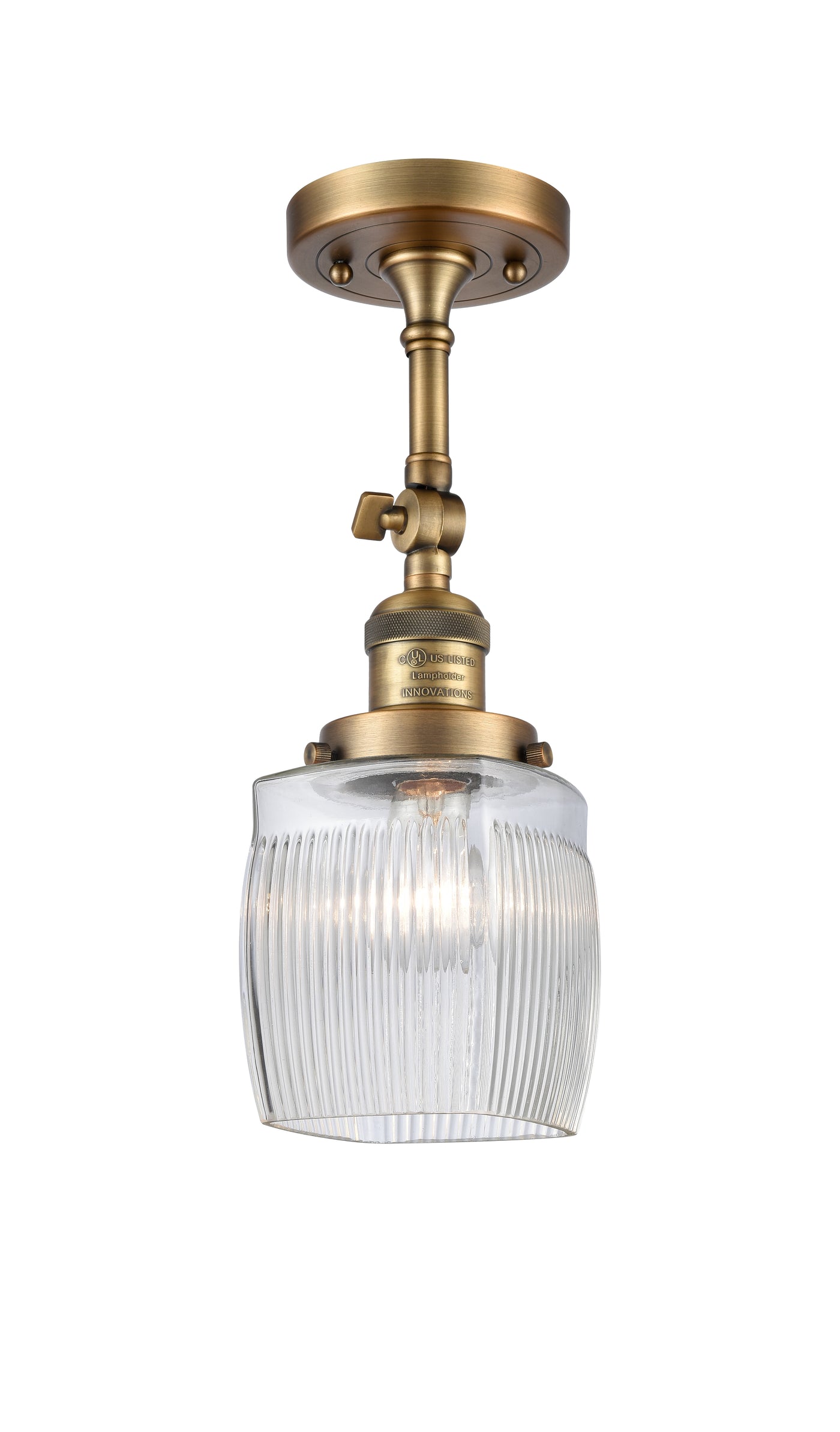 Franklin Semi-Flush Mount Brushed Satin Nickel